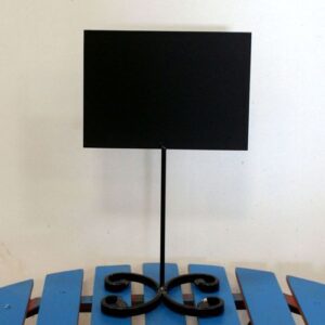 bordskilt,bordskilt med tavle,bordskilt med krummelurer,krummelurer,tavle,skilt,skilte,bordskilt,menuskilt,velkommen,smedejernsskilte,Surrow Skilte