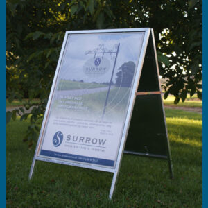 2211 Stort gadeskilt uden deko